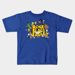 Rock, Flag, & Eagle Kids T-Shirt