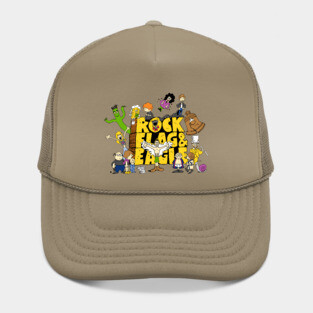 Rock, Flag, & Eagle Hat