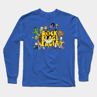 Rock, Flag, & Eagle Long Sleeve T-Shirt