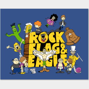 Rock, Flag, & Eagle Posters and Art
