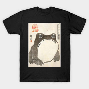 Grumpy Frog Japanese Art T-Shirt