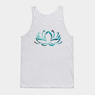 Abstract - Lotus Flower Tank Top