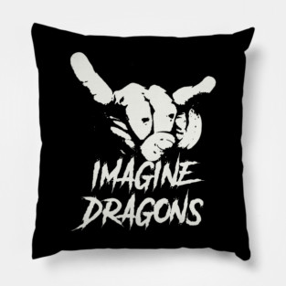 imagine dragon ll horn sign Pillow