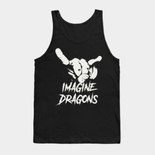 imagine dragon ll horn sign Tank Top