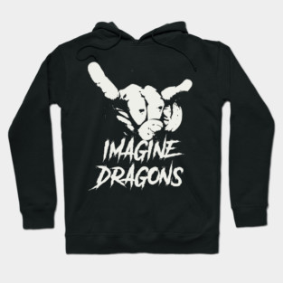 imagine dragon ll horn sign Hoodie