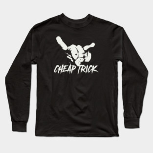 cheap trick ll horn sign Long Sleeve T-Shirt