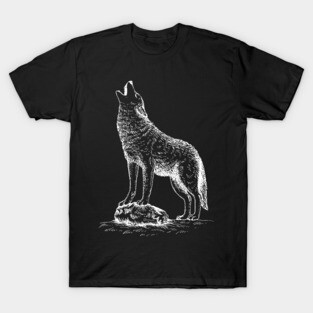 Howling Wolf (White) T-Shirt