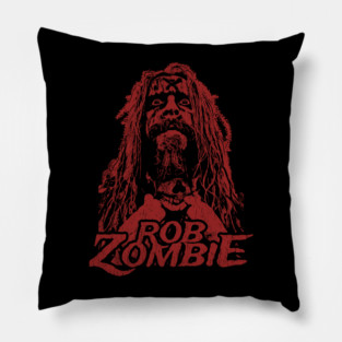 rob zombie red Pillow