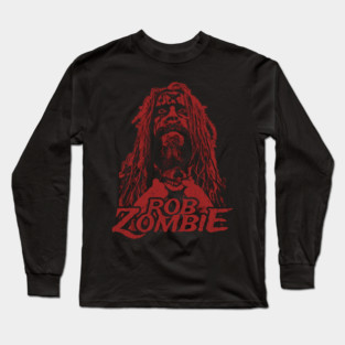 rob zombie red Long Sleeve T-Shirt