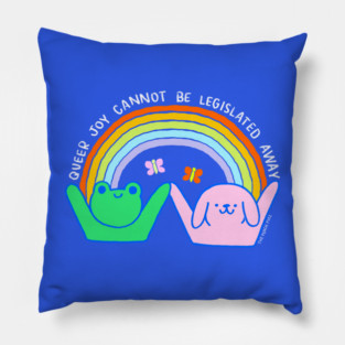 Queer Joy Cannot Be Legislated Away - The Peach Fuzz Pillow
