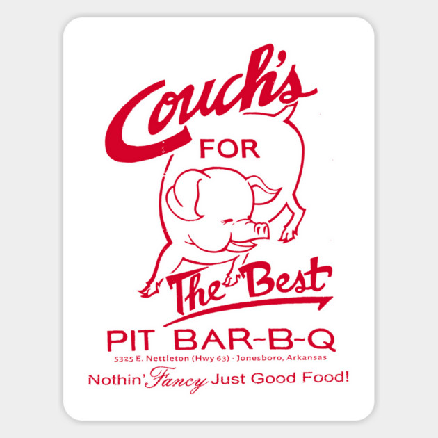 Couch's Pit Bar-B-Q Magnet by rt-shirts
