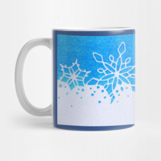 Christmas Winter Snowflakes Mug