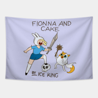 A Fionna and Cake story, by Ice King Tapestry
