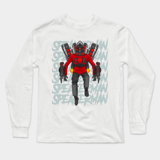 skibidi toilet speakerman G man toilet Long Sleeve T-Shirt
