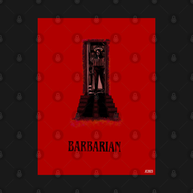 Barbarian "Descending" poster (digital) by StagArtStudios