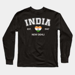 India Long Sleeve T-Shirt