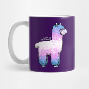 Fluffy For Trans Rights Mug