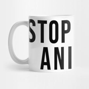stop eating animals Mug