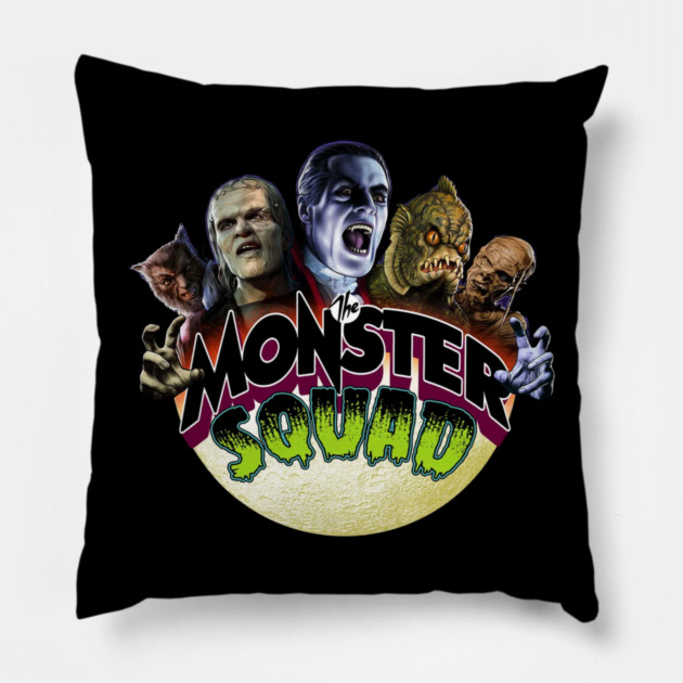 Monster Squad Pillow by Jim and Them