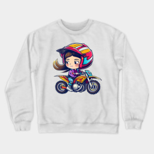 motocross mom Crewneck Sweatshirt