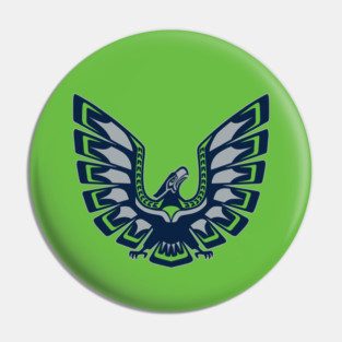Seahawks Football Pin