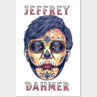 Jeffrey Dahmer - Tattooed Face Posters and Art