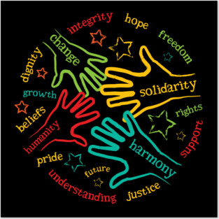 Human and Civil Rights Values Posters and Art