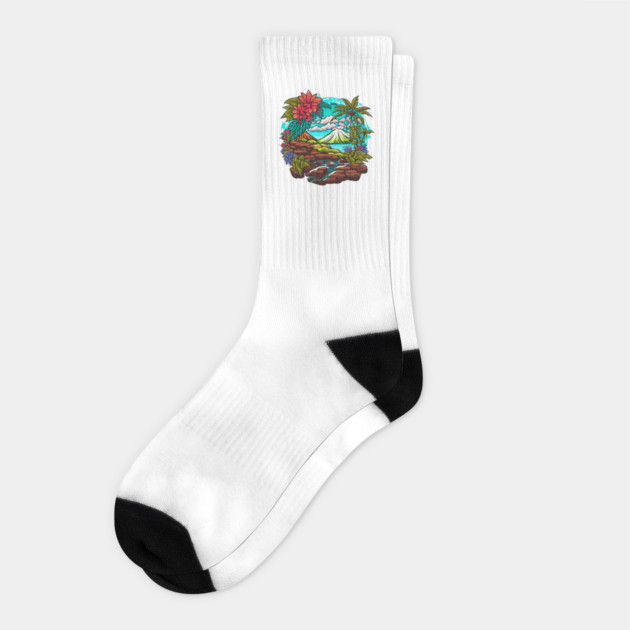 Hawaii style Socks by Pixel Threads 