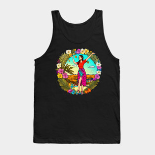 Hula shirt Tank Top