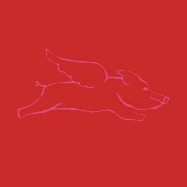 Flying Pig by DonWillisJrArt