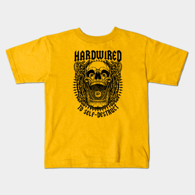 HARDWIRED Kids T-Shirt by artslaves