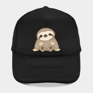 Sloth illustration Hat