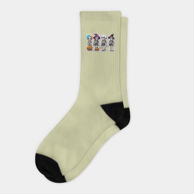 The Skeleton Gang Socks by WarFX Designs