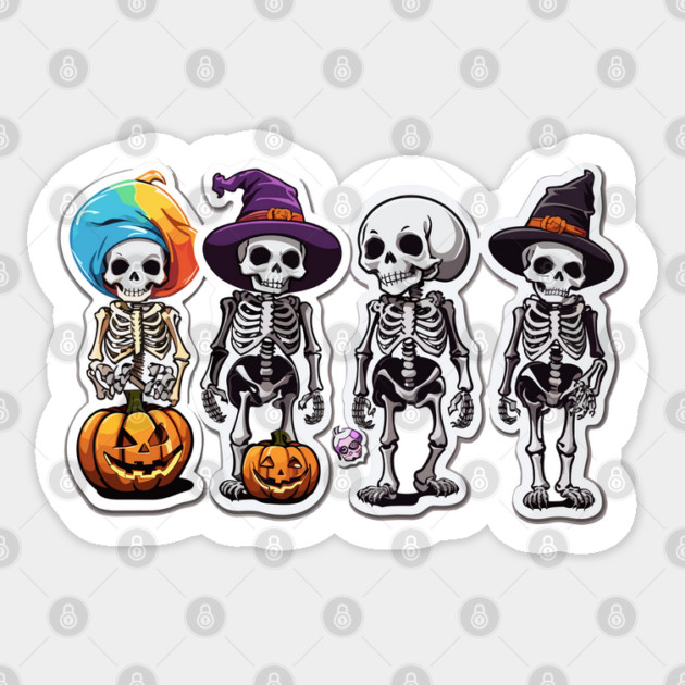 The Skeleton Gang Sticker by WarFX Designs