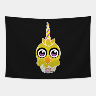 Chica Cupcake Tapestry