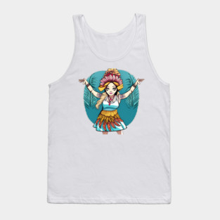 Funny Hawaiian Tank Top