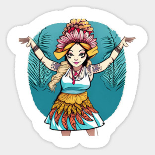 Funny Hawaiian Sticker
