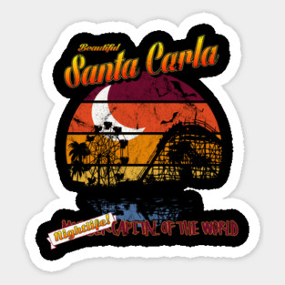 Santa Carla Souvenir Sticker