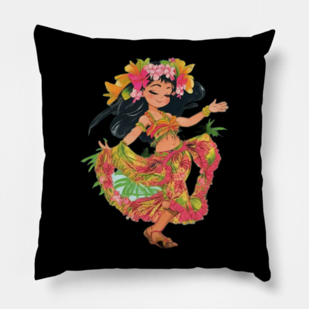 Ladies Hawaiian Pillow by Pixel Threads 