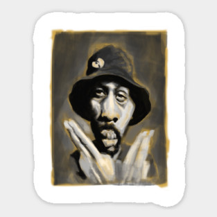 RZA Caricature JC Sticker