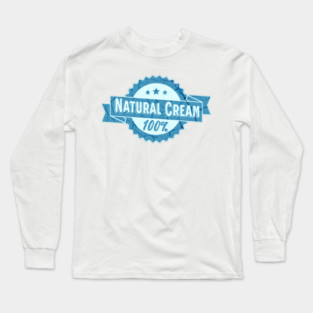 100% Natural Cream Long Sleeve T-Shirt