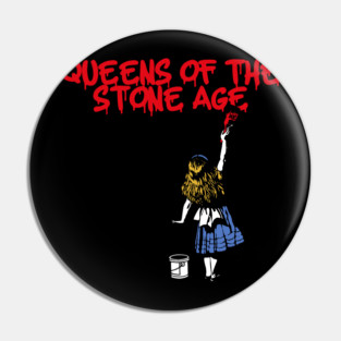 qotsa and red girl Pin