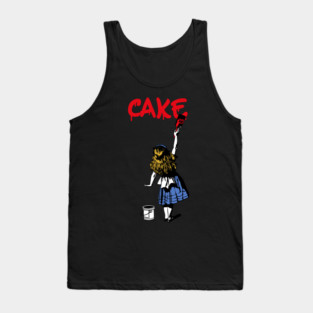cake and red girl Tank Top