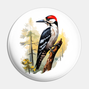 Woodpecker Pin
