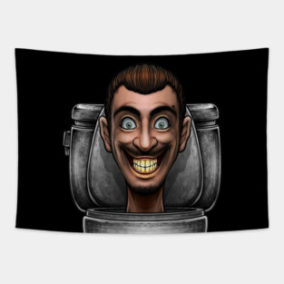 Skibidi toilet Tapestry