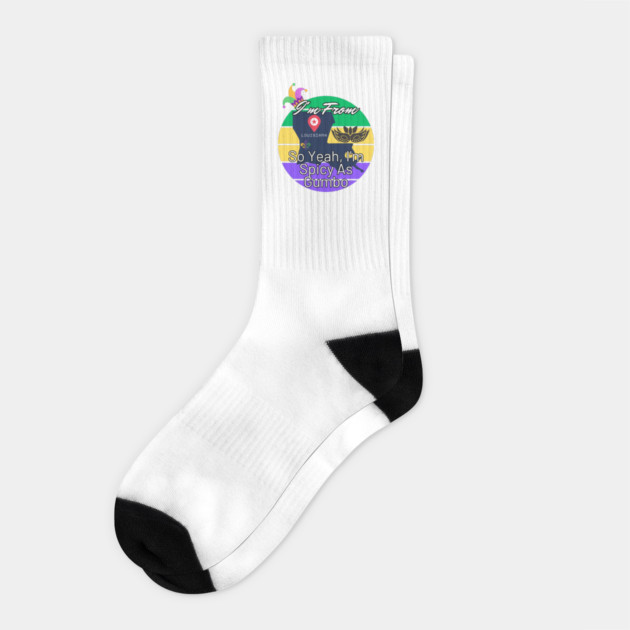 I'm from Louisiana Socks by WarFX Designs