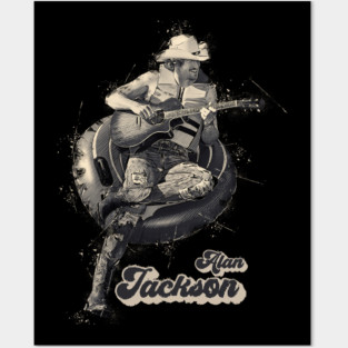 alan jackson Posters and Art