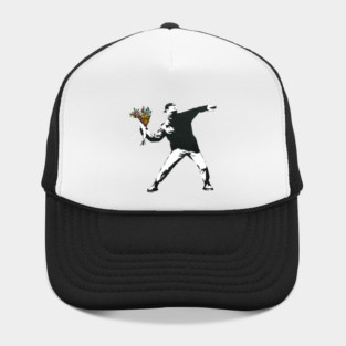 Banksy Flower Thrower Rage Hat