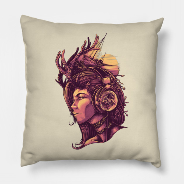 Sound of Nature Pillow by Kensuke