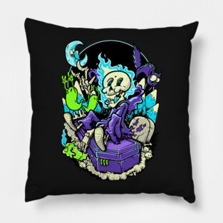Coffin Rider Pillow
